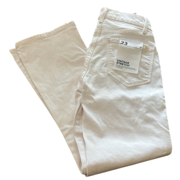 JOES JEANS VINTAGE STRETCH Flare/Bootcut Jeans White - Size 23 - Picture 1 of 14